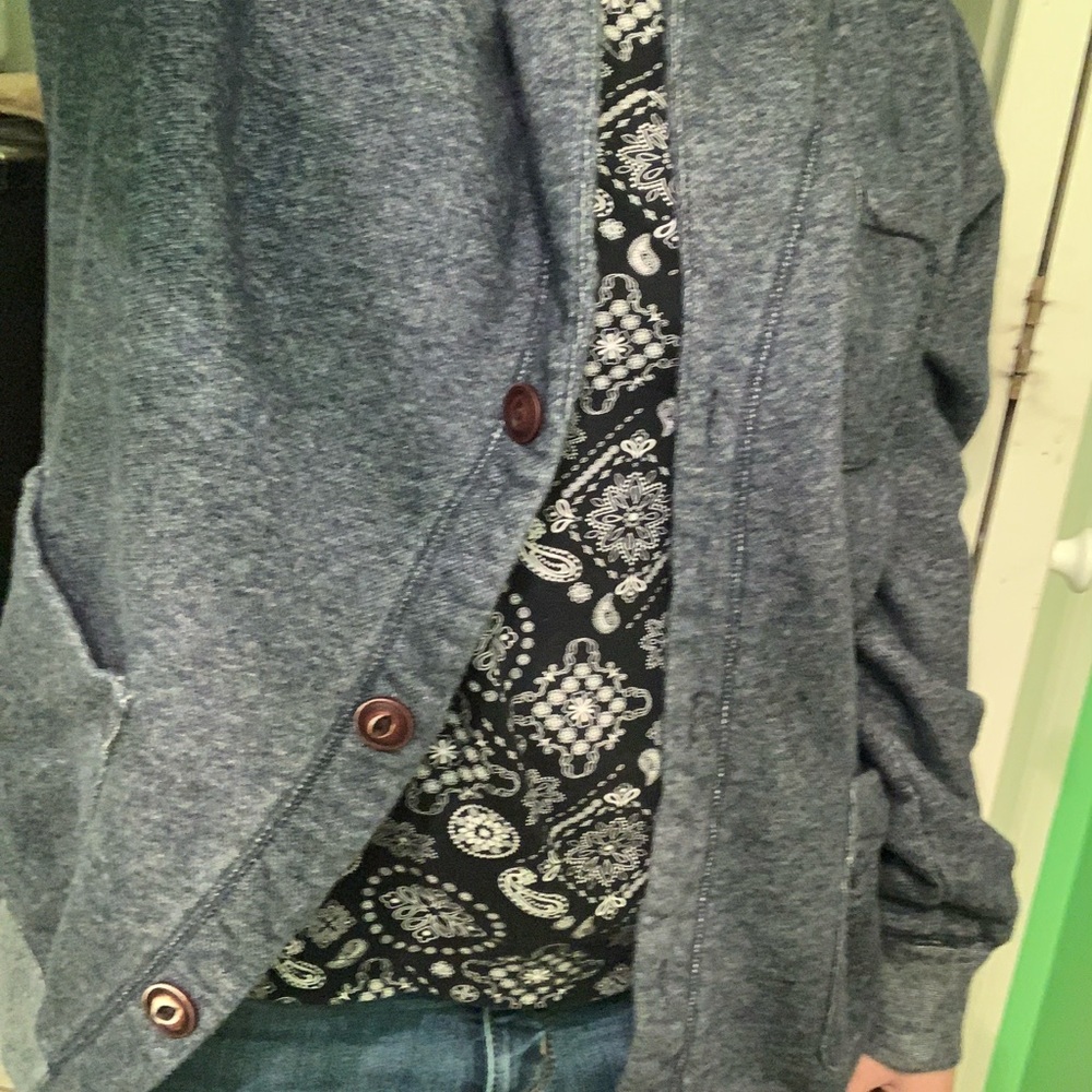 Grey Comfy Lachlan Men’s Jacket Sized Large